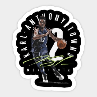 Karl-Anthony Towns Minnesota Number Sticker